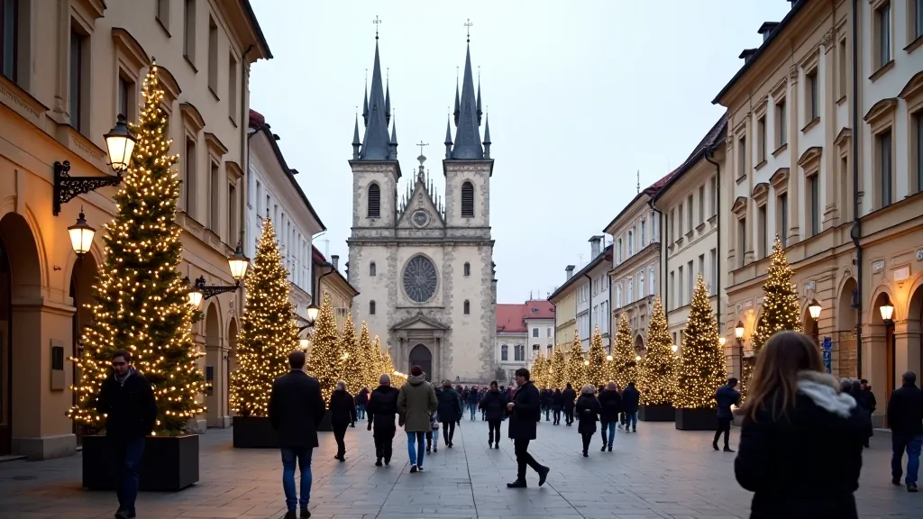 Vilniaus Katedra šventės metu su papuošimais ir žmonėmis